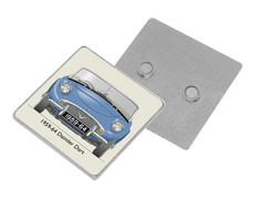 Daimler Dart SP250 1959-64 (wire wheels) Square Fridge Magnet